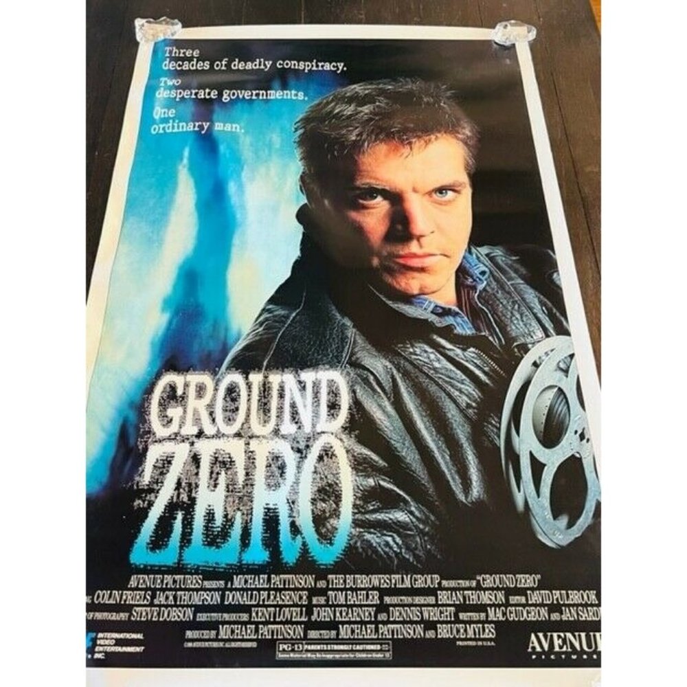Movie Theater Cinema Poster Lobby Card vtg 1988 Ground Zero Australia Friels sp
